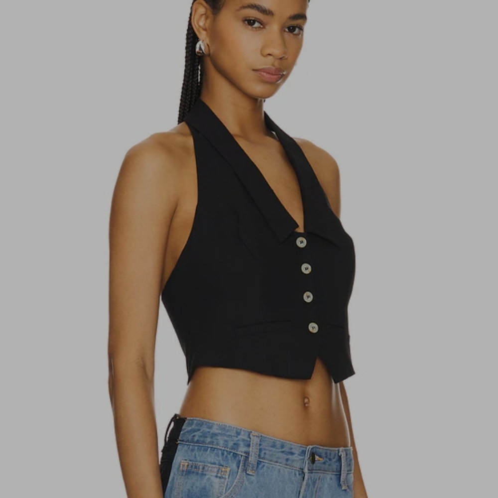 Superdown X Revolve Backless Top Vest Medium - image 2